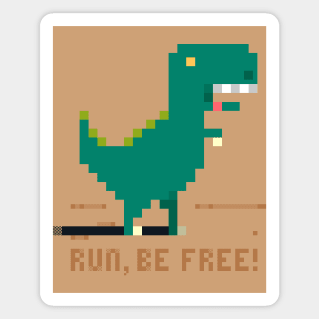 Offline Dino - colour Magnet by HtCRU